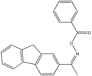 [(Z)-1-(9H-fluoren-2-yl)ethylideneamino] benzoate Struktur