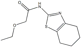 2-ethoxy-N-(4,5,6,7-tetrahydro-1,3-benzothiazol-2-yl)acetamide Struktur