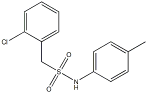 1-(2-chlorophenyl)-N-(4-methylphenyl)methanesulfonamide Struktur