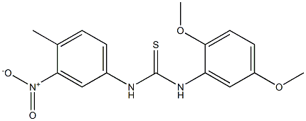 1-(2,5-dimethoxyphenyl)-3-(4-methyl-3-nitrophenyl)thiourea