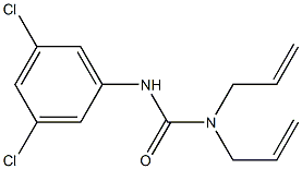 3-(3,5-dichlorophenyl)-1,1-bis(prop-2-enyl)urea Struktur