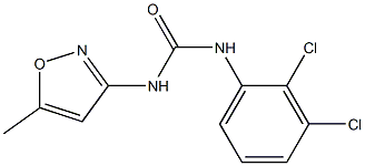 1-(2,3-dichlorophenyl)-3-(5-methyl-1,2-oxazol-3-yl)urea Struktur