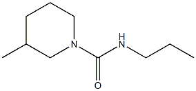 3-methyl-N-propylpiperidine-1-carboxamide Struktur