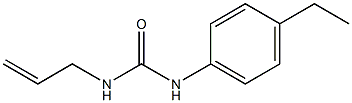 1-(4-ethylphenyl)-3-prop-2-enylurea Struktur