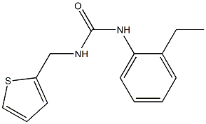 1-(2-ethylphenyl)-3-(thiophen-2-ylmethyl)urea Struktur