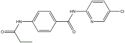 N-(5-chloropyridin-2-yl)-4-(propanoylamino)benzamide