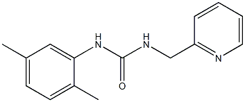 1-(2,5-dimethylphenyl)-3-(pyridin-2-ylmethyl)urea Struktur