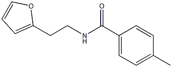 N-[2-(furan-2-yl)ethyl]-4-methylbenzamide Struktur