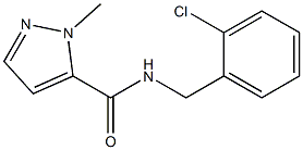 N-[(2-chlorophenyl)methyl]-2-methylpyrazole-3-carboxamide Struktur