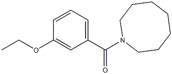 azocan-1-yl-(3-ethoxyphenyl)methanone Struktur