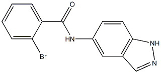 2-bromo-N-(1H-indazol-5-yl)benzamide Struktur