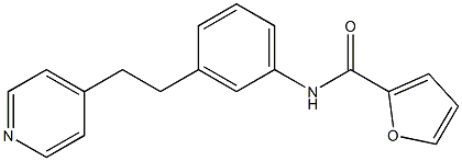 N-[3-(2-pyridin-4-ylethyl)phenyl]furan-2-carboxamide Structure