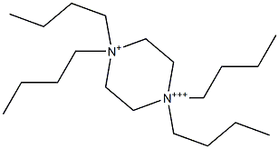 1,1,4,4-tetrabutylpiperazine-1,4-diium