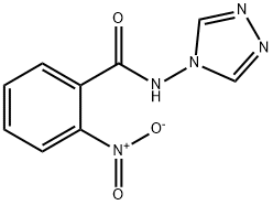 2-nitro-N-(1,2,4-triazol-4-yl)benzamide Struktur