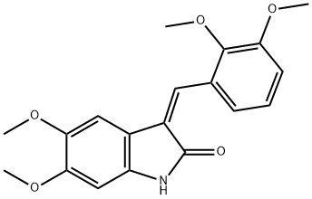 (3Z)-3-[(2,3-dimethoxyphenyl)methylidene]-5,6-dimethoxy-1H-indol-2-one Struktur