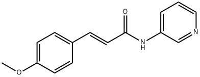 (E)-3-(4-methoxyphenyl)-N-pyridin-3-ylprop-2-enamide Struktur