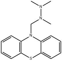 1,1,2-trimethyl-2-(phenothiazin-10-ylmethyl)hydrazine Struktur