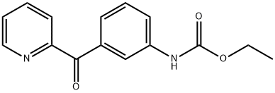 ethyl N-[3-(pyridine-2-carbonyl)phenyl]carbamate Struktur