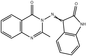 2-methyl-3-[(2-oxoindol-3-yl)amino]quinazolin-4-one Struktur