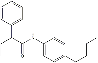 N-(4-butylphenyl)-2-phenylbutanamide Struktur