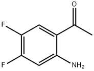 1-(2-Amino-4,5-difluoro-phenyl)-ethanone Struktur