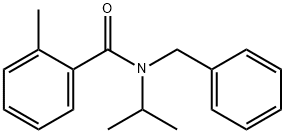 N-benzyl-2-methyl-N-propan-2-ylbenzamide Struktur