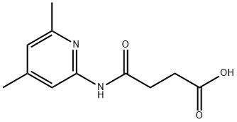 4-[(4,6-dimethylpyridin-1-ium-2-yl)amino]-4-oxobutanoate Struktur