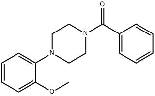 [4-(2-methoxyphenyl)piperazin-1-yl]-phenylmethanone Struktur