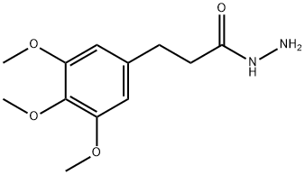 3-(3,4,5-trimethoxyphenyl)propanehydrazide Struktur