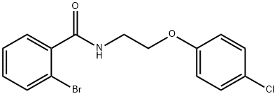 2-bromo-N-[2-(4-chlorophenoxy)ethyl]benzamide Struktur