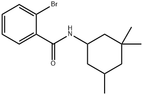 2-bromo-N-(3,3,5-trimethylcyclohexyl)benzamide Struktur