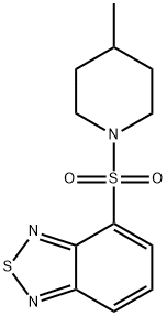 4-(4-methylpiperidin-1-yl)sulfonyl-2,1,3-benzothiadiazole Struktur