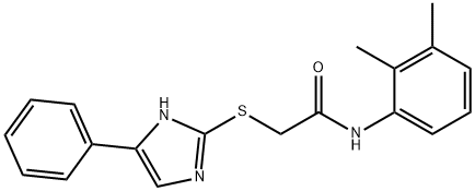 N-(2,3-dimethylphenyl)-2-[(5-phenyl-1H-imidazol-2-yl)sulfanyl]acetamide Struktur