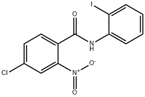 4-chloro-N-(2-iodophenyl)-2-nitrobenzamide Struktur