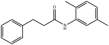 N-(2,5-dimethylphenyl)-3-phenylpropanamide Struktur