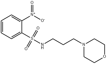 N-(3-morpholin-4-ylpropyl)-2-nitrobenzenesulfonamide Struktur