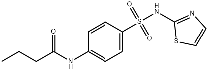 N-[4-(1,3-thiazol-2-ylsulfamoyl)phenyl]butanamide Struktur