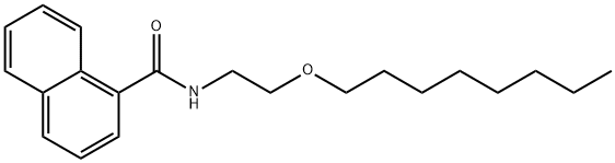 N-(2-octoxyethyl)naphthalene-1-carboxamide Struktur