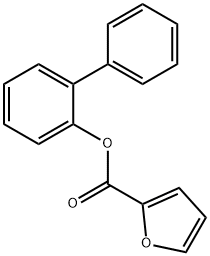 (2-phenylphenyl) furan-2-carboxylate Struktur