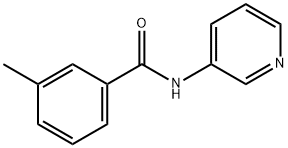 3-methyl-N-pyridin-3-ylbenzamide Struktur