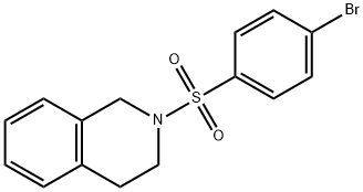 2-(4-bromophenyl)sulfonyl-3,4-dihydro-1H-isoquinoline Struktur