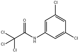 2,2,2-trichloro-N-(3,5-dichlorophenyl)acetamide Struktur