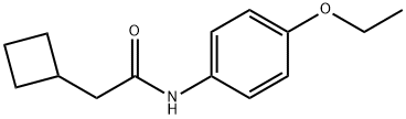 2-cyclobutyl-N-(4-ethoxyphenyl)acetamide Struktur