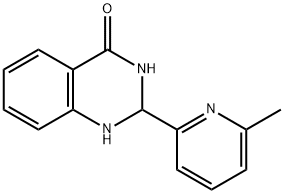 2-(6-methylpyridin-2-yl)-2,3-dihydro-1H-quinazolin-4-one Struktur