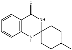 4'-methylspiro[1,3-dihydroquinazoline-2,1'-cyclohexane]-4-one Struktur