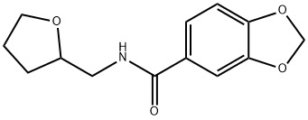 N-(oxolan-2-ylmethyl)-1,3-benzodioxole-5-carboxamide Struktur