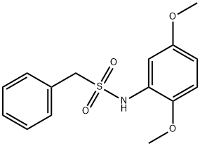 N-(2,5-dimethoxyphenyl)-1-phenylmethanesulfonamide Struktur