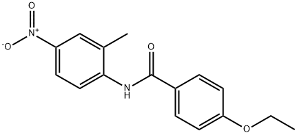 4-ethoxy-N-(2-methyl-4-nitrophenyl)benzamide Struktur