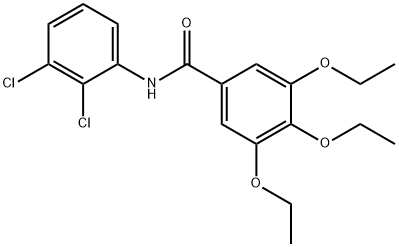 N-(2,3-dichlorophenyl)-3,4,5-triethoxybenzamide Struktur