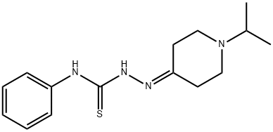 1-phenyl-3-[(1-propan-2-ylpiperidin-4-ylidene)amino]thiourea Struktur